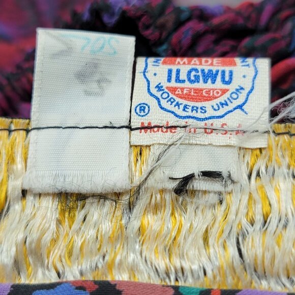 Koos Van Den Akker Women's 4 Skirt Multicolor Abstract Elastic Waist Knee Length - Picture 5 of 5